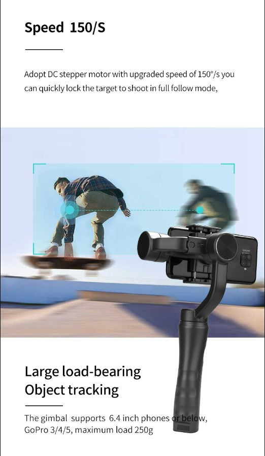 F6 stabilizer - Three-axis handheld gimbal for mobile phone